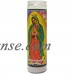 Virgen de Guadalupe Unscented Candle, White   552702681